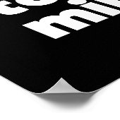 Geboren om mild te zijn poster (Hoek)