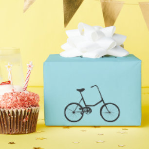 Geboren om op twee wielen te fietsen cadeaupapier