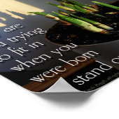 Geboren om Poster uit te staan (Hoek)