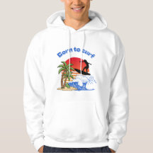 Geboren om Retro Sunset-surfster te surfen