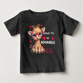 Geboren om Schattig te zijn Baby Tshirt