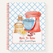 Geboren om spiraal Notitieboek te bakken (Voorkant)