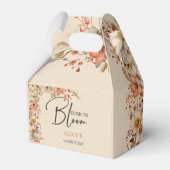 Geboren om te bloeien wilde boho bloemen kinderen bedankdoosjes (Voorkant Zijde)