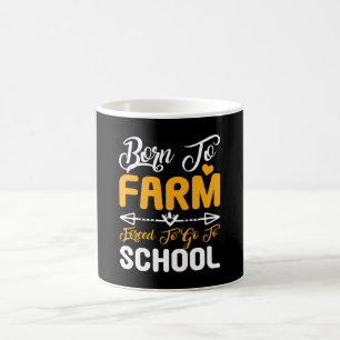 Geboren om te boeren, gedwongen om naar school te koffiemok