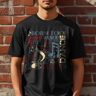 Geboren om te Dansen Blue ID277 T-shirt