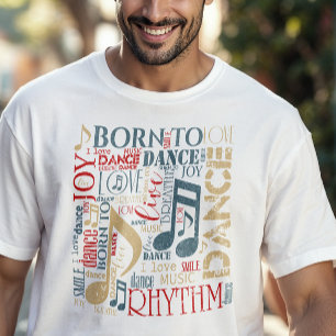 Geboren om te Dansen Blue ID277 T-shirt