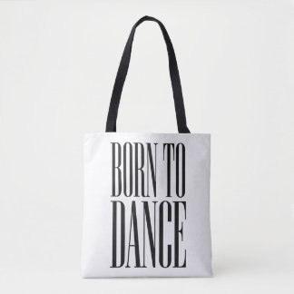 Geboren om te Dansen Minimalistische Dans Citaat T Draagtas