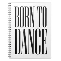 Geboren om te Dansen Minimalistische Dans Citaat T