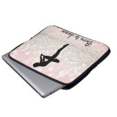 Geboren om te dansen Sparkle Dancer Laptop Sleeve (Voorkant onderkant)