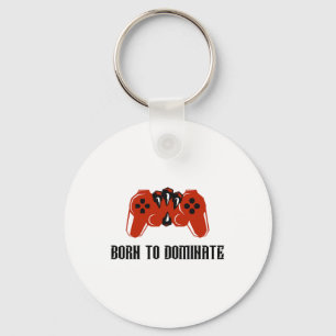 Geboren om te domineren Gaming Claw Gamer Controll Sleutelhanger