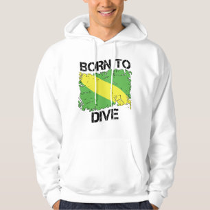 Geboren om te duiken Nitrox Vlag Sweatshirt