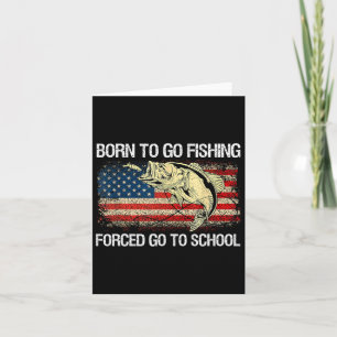 Geboren om te gaan Gevist gedwongen naar school te Kaart