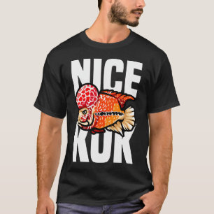 Geboren om te gaan vissen Gedwongen om naar school T-shirt
