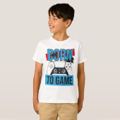 GEBOREN OM TE GAMEN MET MIJN CONSOLE T-SHIRT (Voorkant volledig)