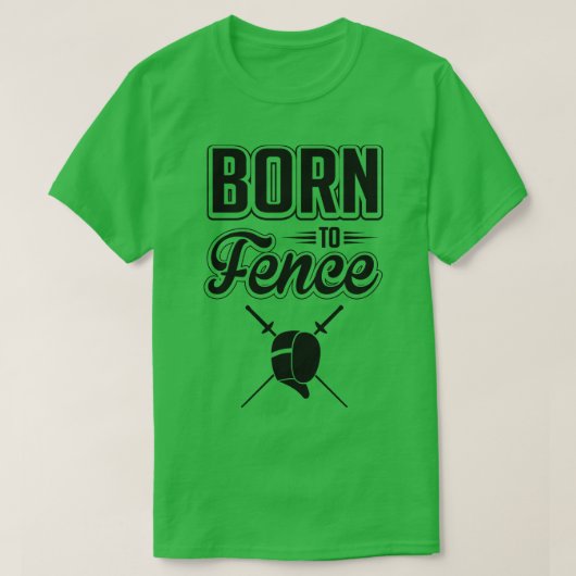 Geboren om te hekken t-shirt (Design voorkant)