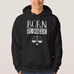 Geboren om te pleiten Advocaat Anwalt Jurist Advoc Hoodie