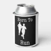 Geboren om te rennen blikjeskoeler (Blikje Voorkant)
