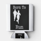 Geboren om te rennen blikjeskoeler (Achterkant)