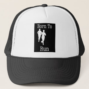 Geboren om te rennen trucker pet
