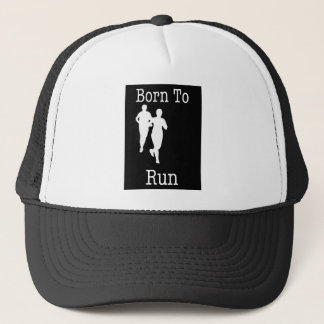 Geboren om te rennen trucker pet