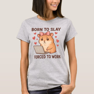 Geboren om te slachten Gedwongen om te werken Funn T-shirt