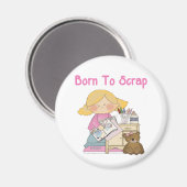 Geboren om te slopen magneet (Voorkant / Achterkant)