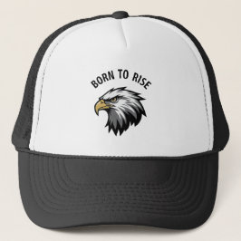 Geboren om te stijgen Eagle Trucker Hat Retro Mesh Trucker Pet