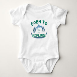 Geboren om te verkennen Adventure Enthusiast Gear Romper