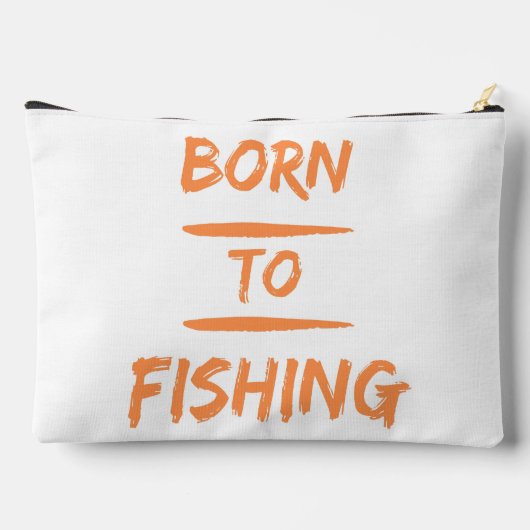 Geboren om te vissen etui (Achterkant)