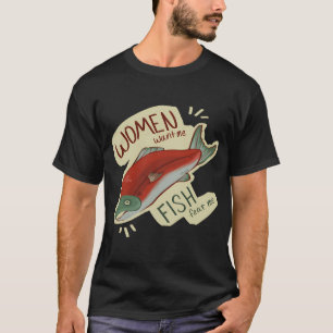 Geboren om te vissen Gedwongen te werken T-shirt