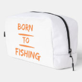 Geboren om te vissen toilettasje (Rechterhoek)