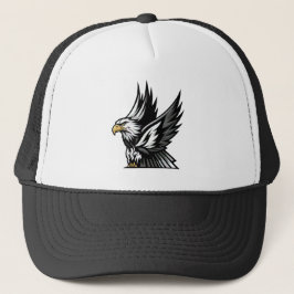 Geboren om te vliegen Bold Eagle Trucker Hat Pet