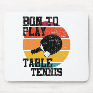 Geboren om Tennis te spelen Muismat