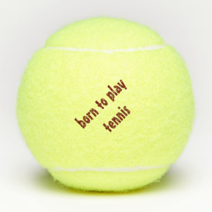 Geboren om tennisbal te spelen (Penn) donkerrood Tennisballen