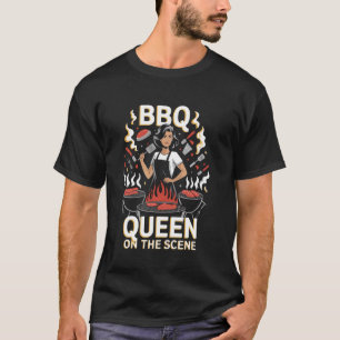 Geboren om Texas BBQ Barbecue-saus te grillen Gegr T-shirt