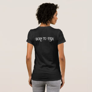 Geboren om Vis Logo Dri Fit Vissen T-shirt