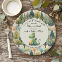 Geboren om vuur Baby shower te ademen