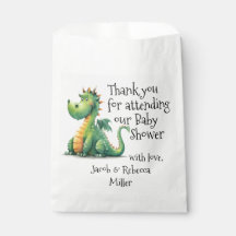 Geboren om vuur te ademen Baby shower Dank u