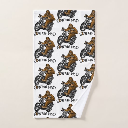 Geboren om wild te worden bad handdoek (Handdoek)