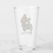 Geboren om wild te worden glas (Achterkant)