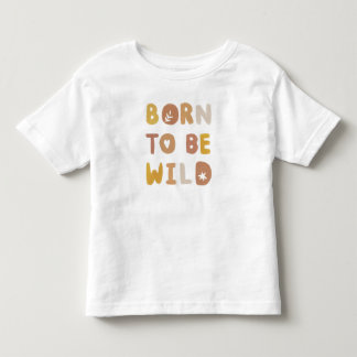 Geboren om wilde waterverf te zijn kinder shirts