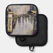 Geboren onder een slecht teken pannenlap (Voorkant / Achterkant)