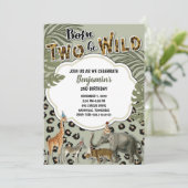 Geboren op 2.2.2. kaart (Staand voorkant)