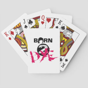 Geboren op 2 Dye Pokerkaarten