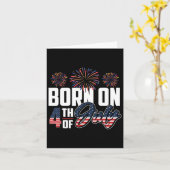 Geboren op 4 juli jl. kaart (Gele Bloem)