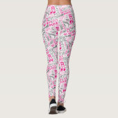 Geboren op Dance Pink/Black ID277 Leggings (Achterkant)