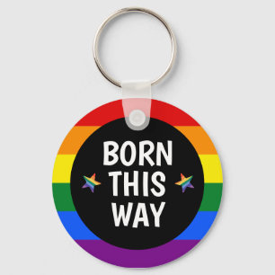 Geboren op deze manier Pride Sleutelhanger