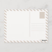 geboren op fiets briefkaart (Achterkant)