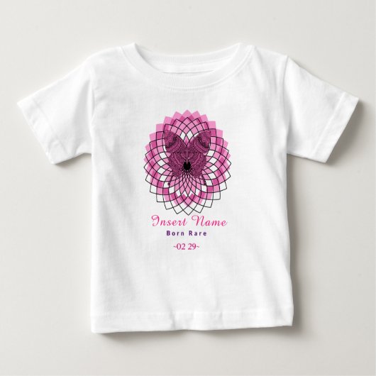 Geboren op Leap Day Leap Year Baby T-shirt (Voorkant)