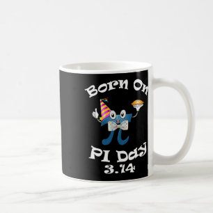 Geboren op pi dag 3.14 maart 14e verjaardag Grappi Koffiemok
